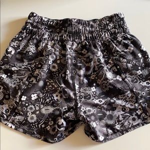 RARE Black and White Seawheeze Running Shorts